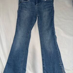 Girls Blue Flared Jeans